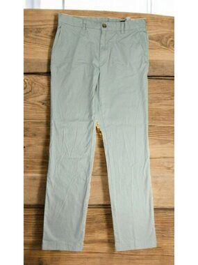 Vineyard Vines Mens Breaker Pant Khaki 32x32.5 Cotton Blend Classic Fit